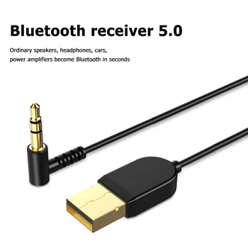 

Wired USB Bluetooth 5.0 Receiver Transmitter Dongle Bluetooth Audio Transmitter Receiver for Tv Music Audio Mini Adapter