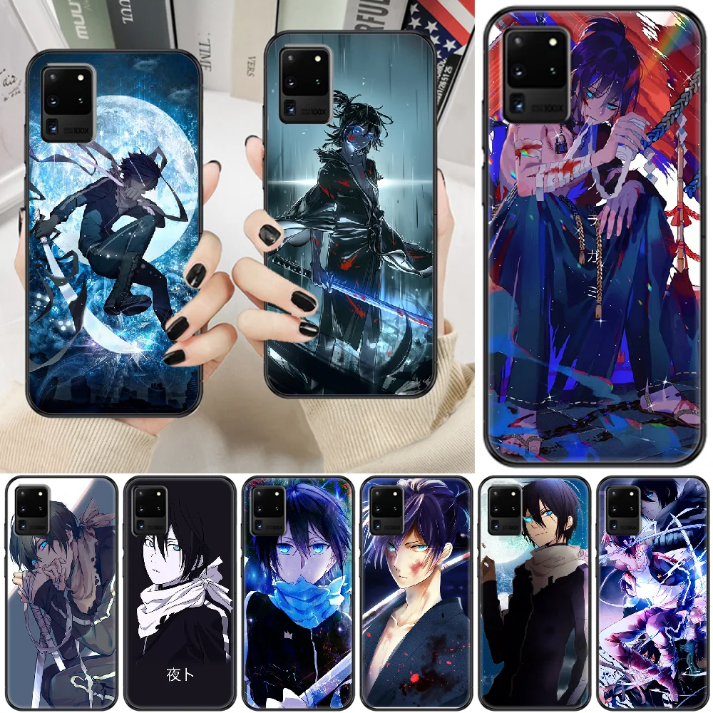 Anime Noragami Yato Phone case For Samsung Galaxy Note 4 8 9 10 20 S8 S9 S10 S10E S20 Plus UITRA Ultra black soft cover tpu | Мобильные