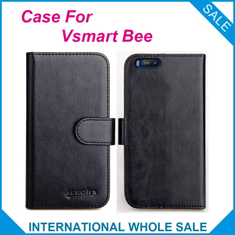 

Vsmart Bee Case 6 Colors Flip Slots Leather Wallet Cases For Vsmart Bee Cover Slots Phone Bag Credit Card