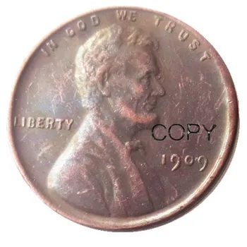 

US 1909-P/S/VDB/SVDB One Cent Copper Copy Decorate Coin