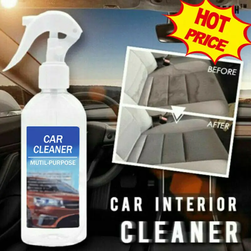 

1Pcs 200ML Multi-functional Car Interior Cleaner Stains Leather Fabric Car Interior Foam Cleaning Remove Grime Dropshipping