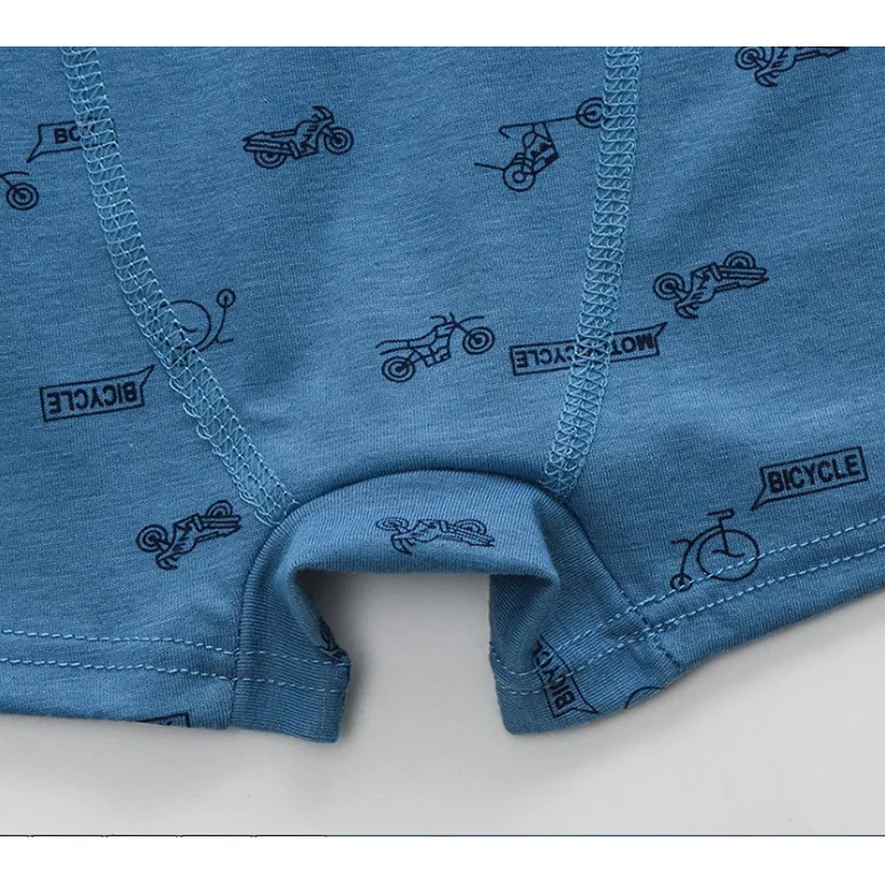 new free shipping high quality boys boxer shorts panties kids Bicycle design children underwear 2-14year 10pcs/lot