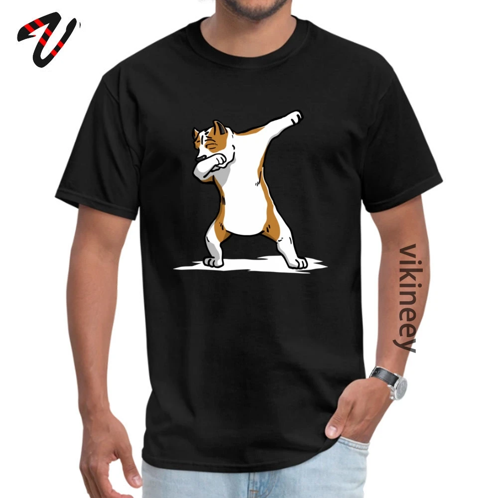Забавные футболки Dabbing Terrier для танцев собак американская собака корги мопс 100%