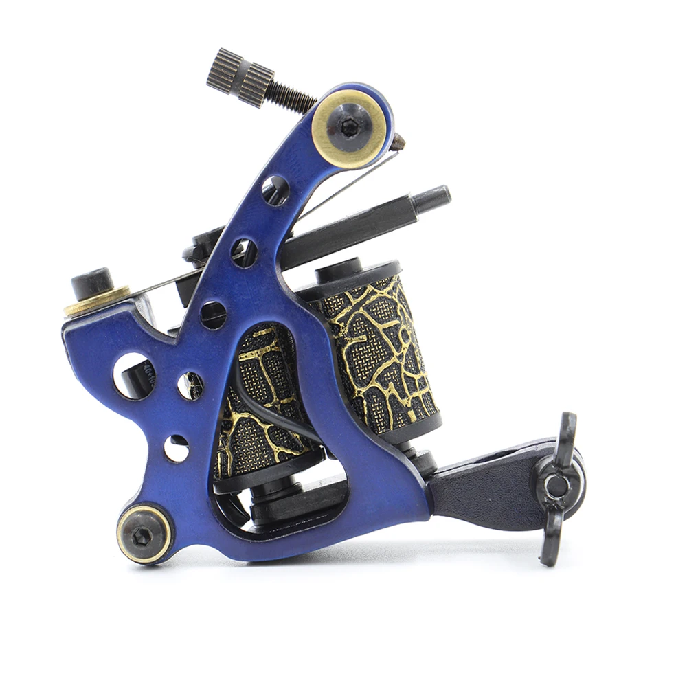

Professional 8 Warp Coil Tattoo Machine Cast Iron Handmade Tattoos Body Art Gun Makeup Tool Free Shipping TM-260