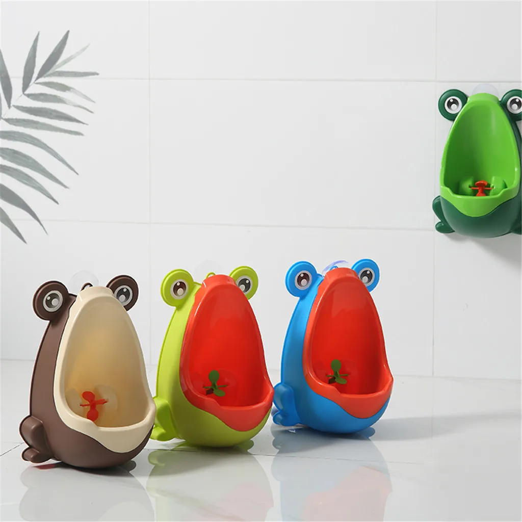 Cartoon Animal Frog Shape Boy Urinal Suitable 8 months to 6 years Portable Wall-mounted Hanging Baby Standing F1230 | Обустройство