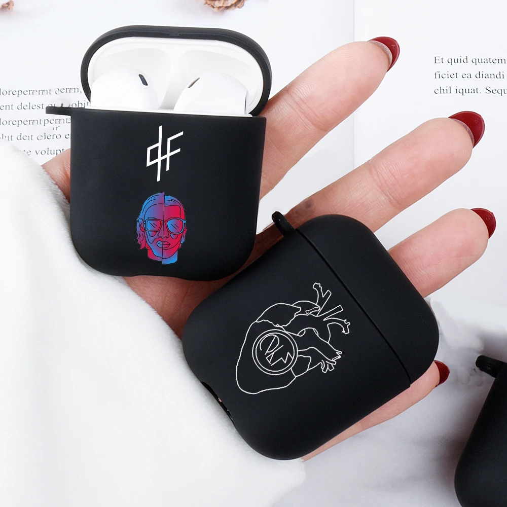 Мягкий милый матовый черный чехол для наушников Apple airpods Pro PNL Rapper Peace N Loves Two frрес