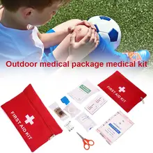 Сумка для первой помощи многофункциональная 14 шт. переносная медицинская коробка для лагеря гемостаз аптечка для лечения выживания медицинский набор первой помощи