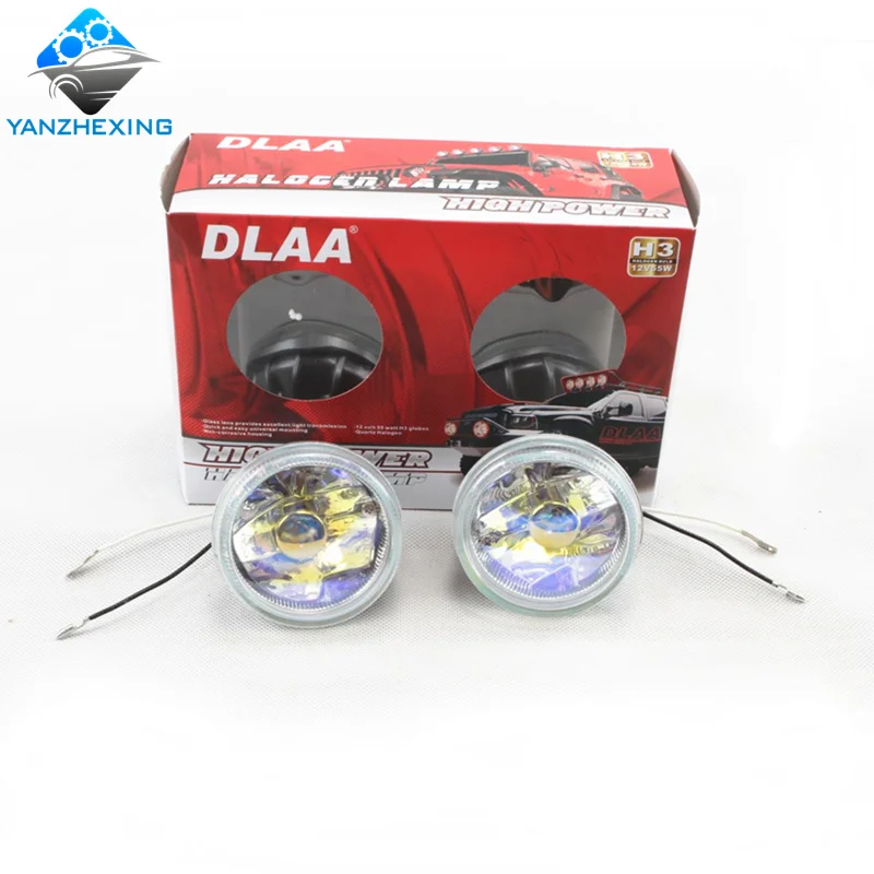 DLAA галогенные прожекторы потолочные светильники фары на передний бампер H3 12V55W модифицированной огни для 4X4 внедорожных транспортных средств