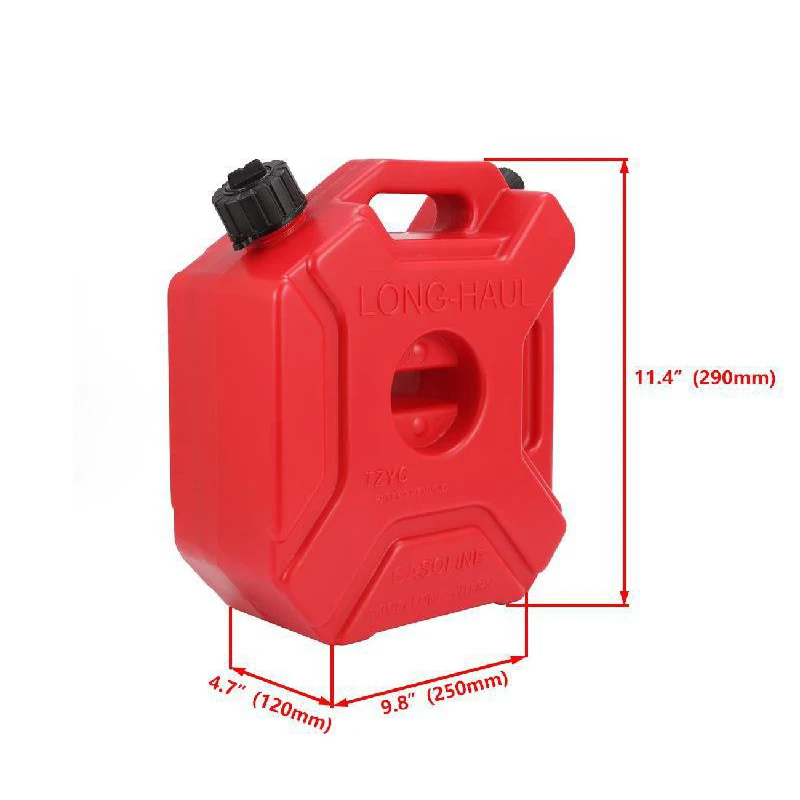 5L топливный бак бензиновый дизельный антистатический пластиковый бензиновый баррель Грузовик Авто мотоцикл сохранить Jerrycan Противоскользящий Bboard