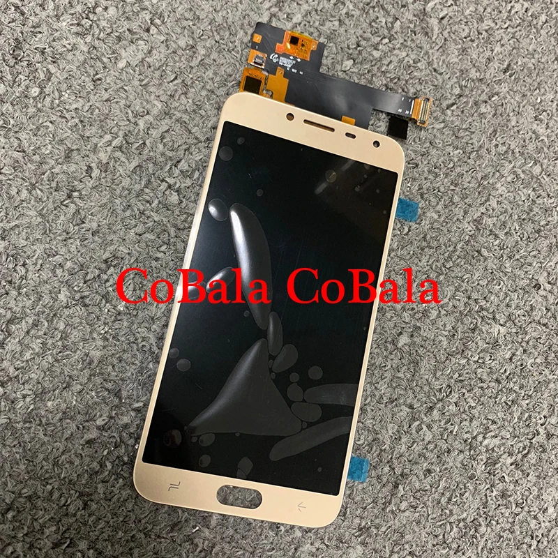 1 шт. предварительно протестированный OLED ЖК-дисплей в сборе для samsung Galaxy J4 J400 J400F сенсорный экран передняя стеклянная панель с объективом