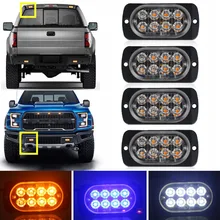 Aliexpress - 8 LED Car Truck Emergency Flash Strobe Light Bar 12V-24V Warning Flashlight Caution Grill Breakdown Work Lamp Luces Ultra Bright