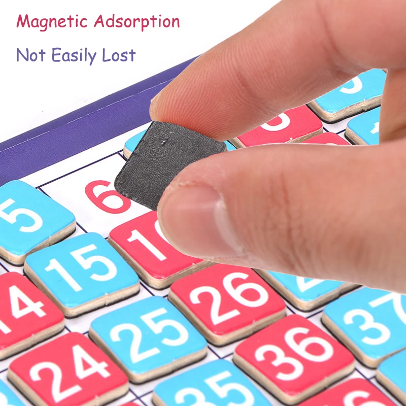 Montessori Magnetic Number Book Math Toy Count Board Games Arithmetic Learning Teaching Aid Early Educational Toy 1-100 For Kids educational toys board games math toys magnetic toys learning puzzle toys teaching aids toys learning board toy