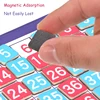 1-100 Montessori Magnetic Number Book Math Toy Count Board Games Arithmetic Learning Teaching Aid Early Educational Toy For Kids 5