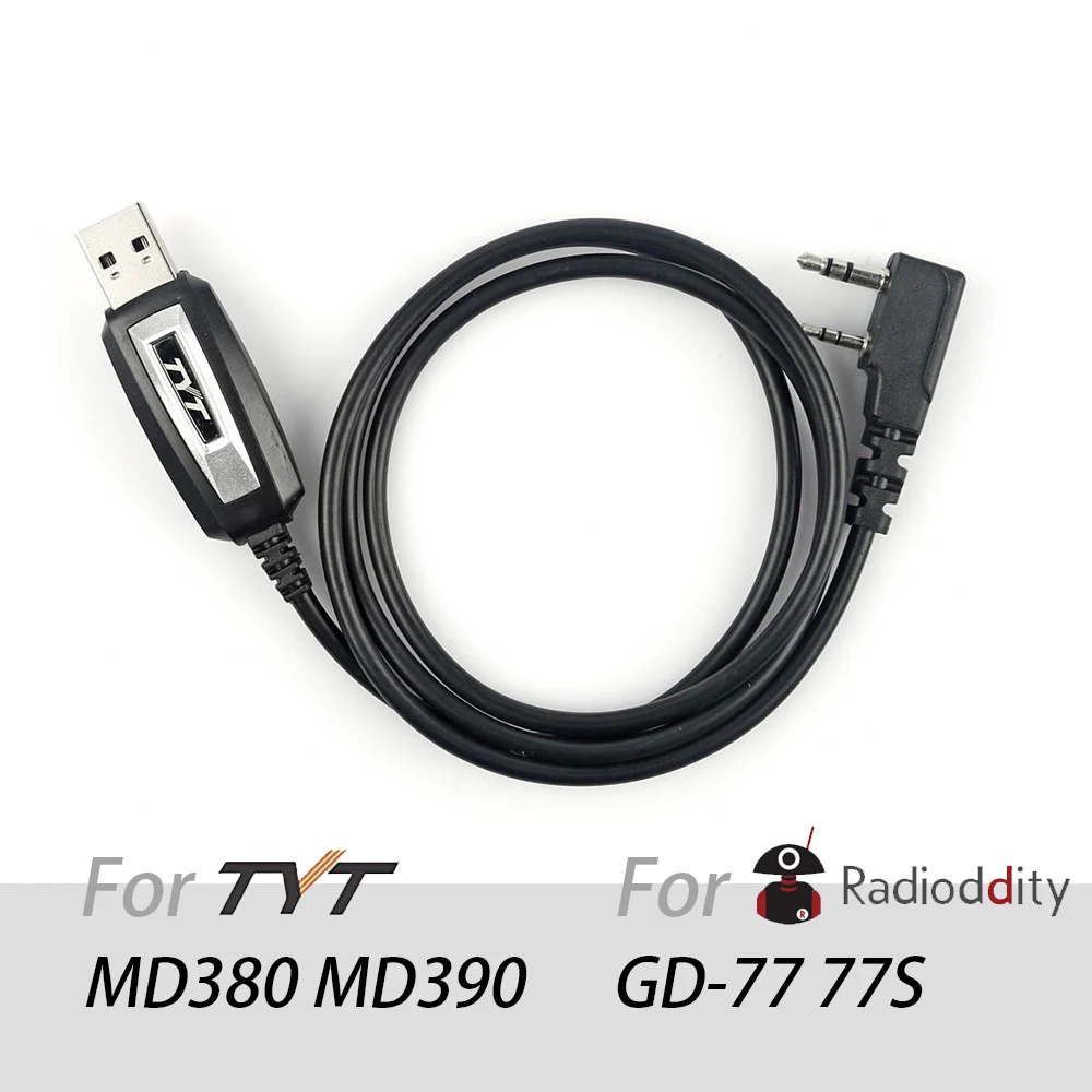 Оригинальный USB кабель для программирования TYT Walkie Talkie Digital Mobile Radio (DMR) цифрового