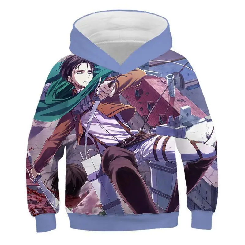 Sudadera para nios y nias con estampado 3D gigante de аниме де Сангре кон сомбреро Harajuku Хип Хоп X Task Force Прямая поставка