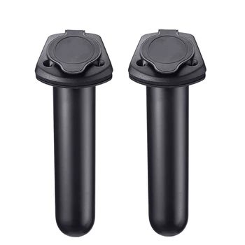 

2pcs Black Kayaking Fixed Fishing Seat Kayaking Boat Fixed Fishing Rod Holder Bracket Fishing Accessory Boat Kayaking