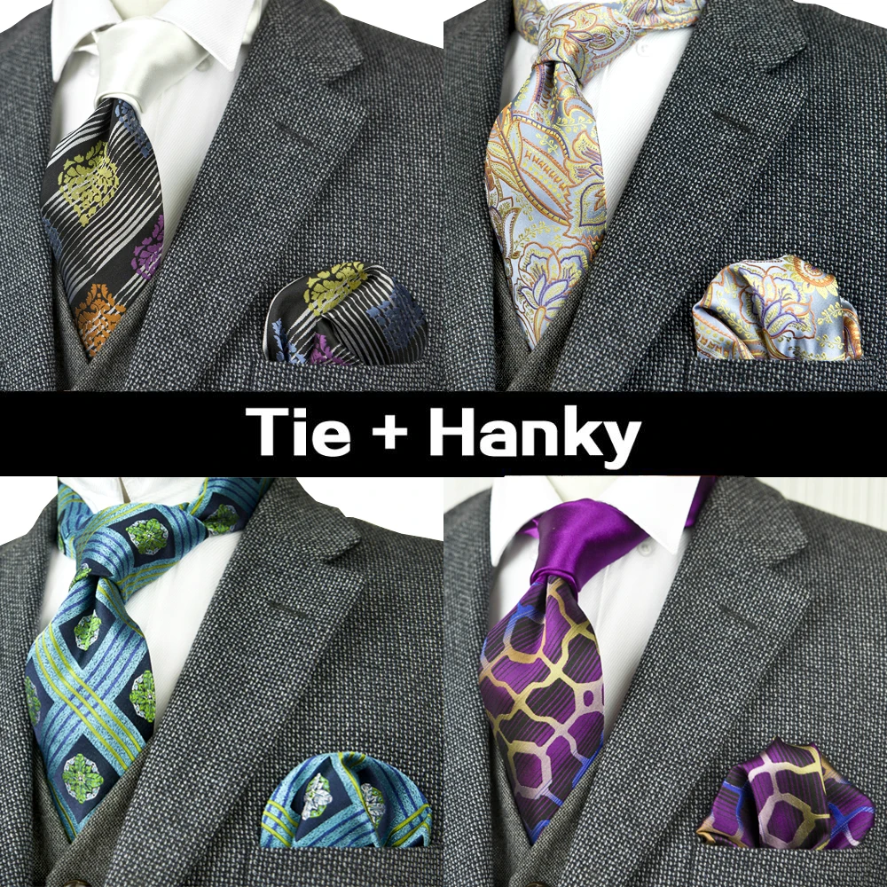 Мужские галстуки и бабочки в клетку 100% шелк|tie set|jacquard wovenmens ties neckties |