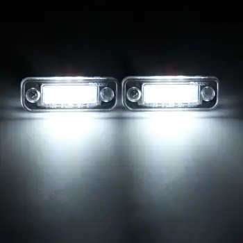 

Hot Car 3 LED 7000K License Plate Lights Number Lamps For Benz C E Class CLS SLK W203 W211 S211 2001 - 2006 Car Accessories