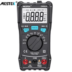 MESTEK Intelligent Multimeter DM90A/DM90S High Speed Automatic Smart Multimeter Anti-burning NCV True RMS Digital Multimetro