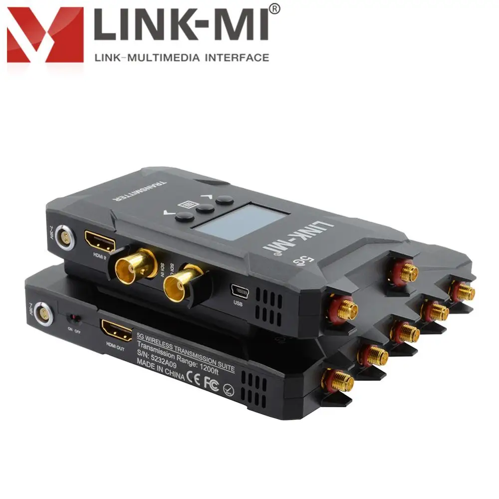 LINK-MI LM-WHS400 400M беспроводной 3g SDI/HDMI удлинитель поддержка разрешения до 1080P@ 60 Гц, Нулевая задержка и без сжатия