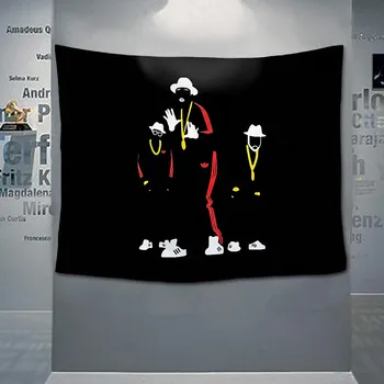 

Hip-Hop Music Rock Band Poster Large Retro Flag Banner HD Print Cloth Art Hanging Painting Tapestry Wall Sticker Bar Home Decor