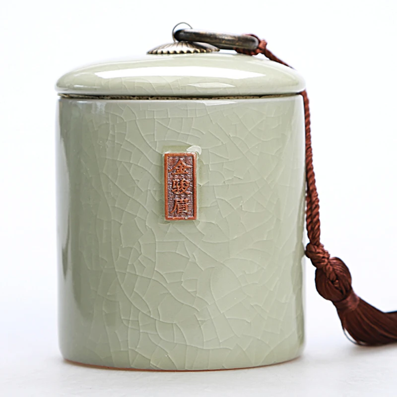 S Style Банка для чая керамическая фарфоровая коробка для хранения Tieguanyin Pu'er держатель Чайная Посуда Герметичный резервуар контейнер Caddy чайная коробка банка - Цвет: S Style