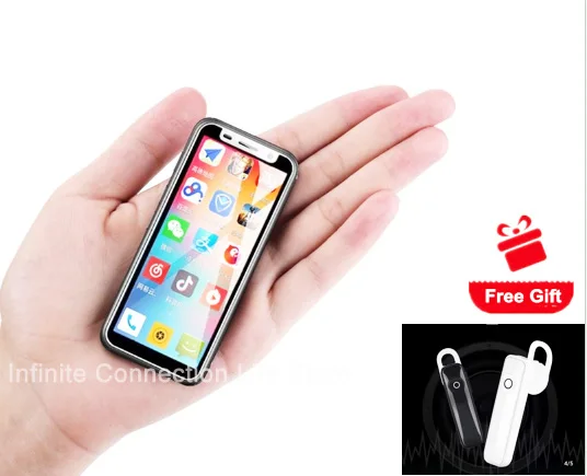 Melrose карманный мини-смартфон с отпечатком пальца ультратонкий 3,4 дюймов MTK Android 8,1 Google Play Store студенческий Android Мобильный fone