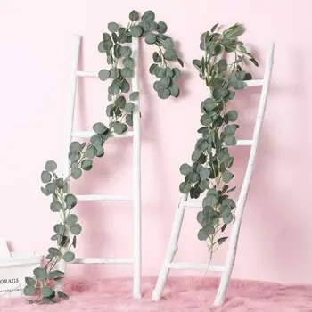 

Artificial Trailing Ivy Garland Greenery Garden Vine Leaf Plants Foliage Vine Garland Rattan Wedding Party Home Garden Decor