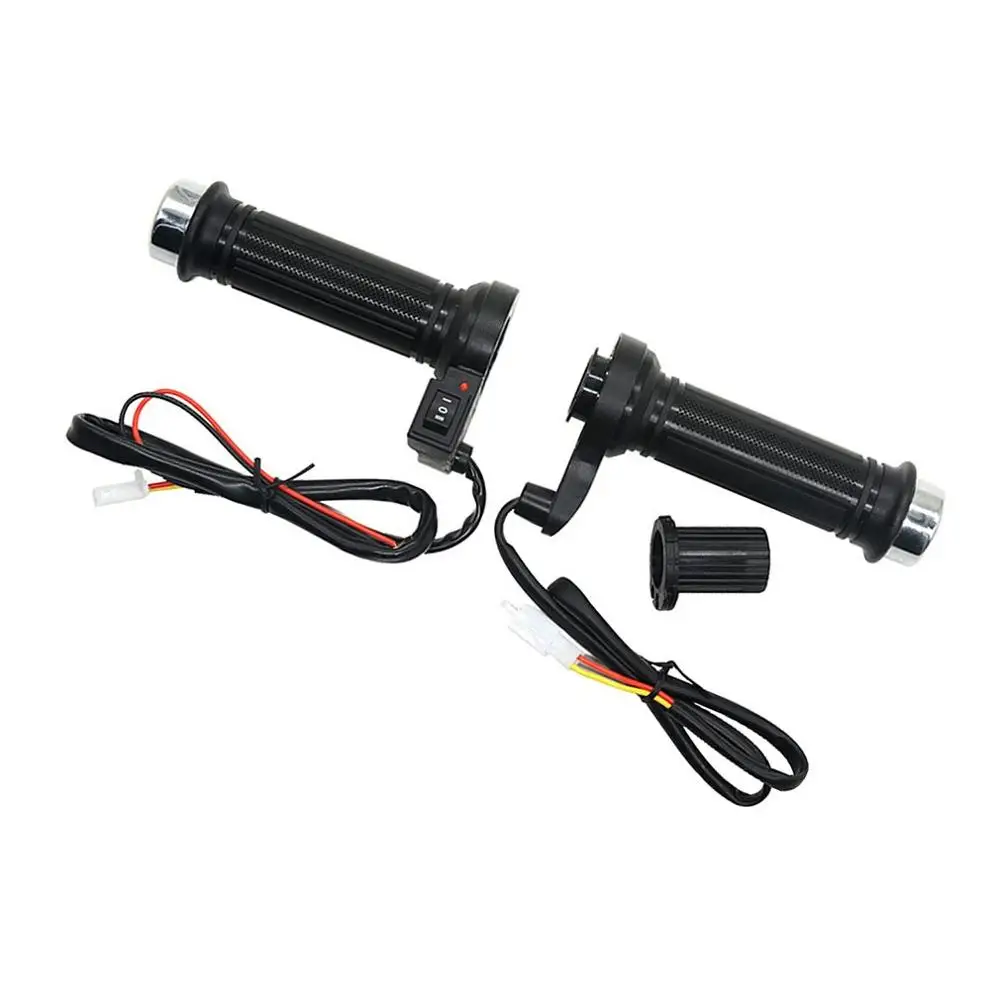 Мотоцикл электрический руль 1 пара мотоцикл Модифицированная электрическая ручка 12 В нагревательная ручка Крышка