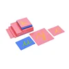Montessori Lower Case Mobile Alphabet Cursive Sandpaper Letters Puzzle Wooden Language Materials Early Educational Equipment 5