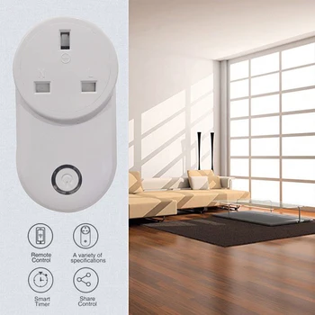 

Mini Standard 10A EWeLink EU Smart Wifi Plug With Power Monitor, Smart Socket Outlet Works With Google Home/Alexa Voice Control