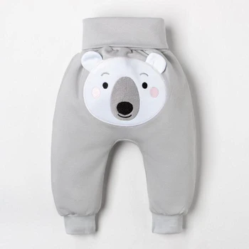

Pants Kroshka I "Bear", height 62-68 cm, gray