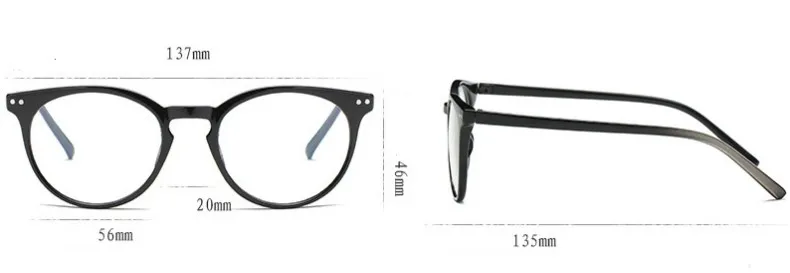 Fashion Anti blue rays computer Glasses Women Men Clear Optical Glasses Retro Transparent Round Eyeglasses Lady Spectacle Frame