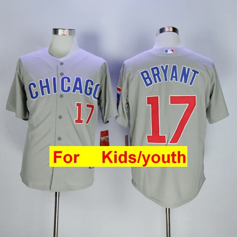 Многоцветный Молодежная майка Chicago Javier Baez Anthony Rizzo Kris Bryant Ryne Sandberg FLEX& Cool Base - Цвет: Многоцветный