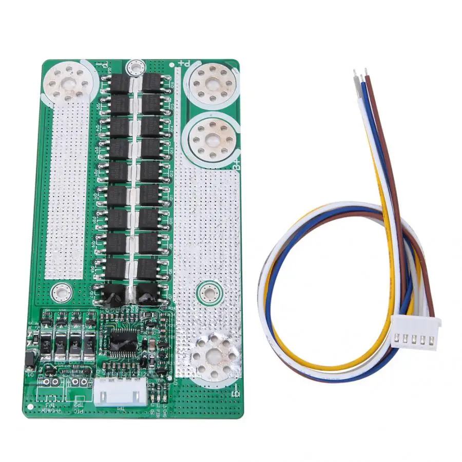 4S 14 8 V 80A Защитная плата аккумулятора BMS PCB с балансом для индикатора