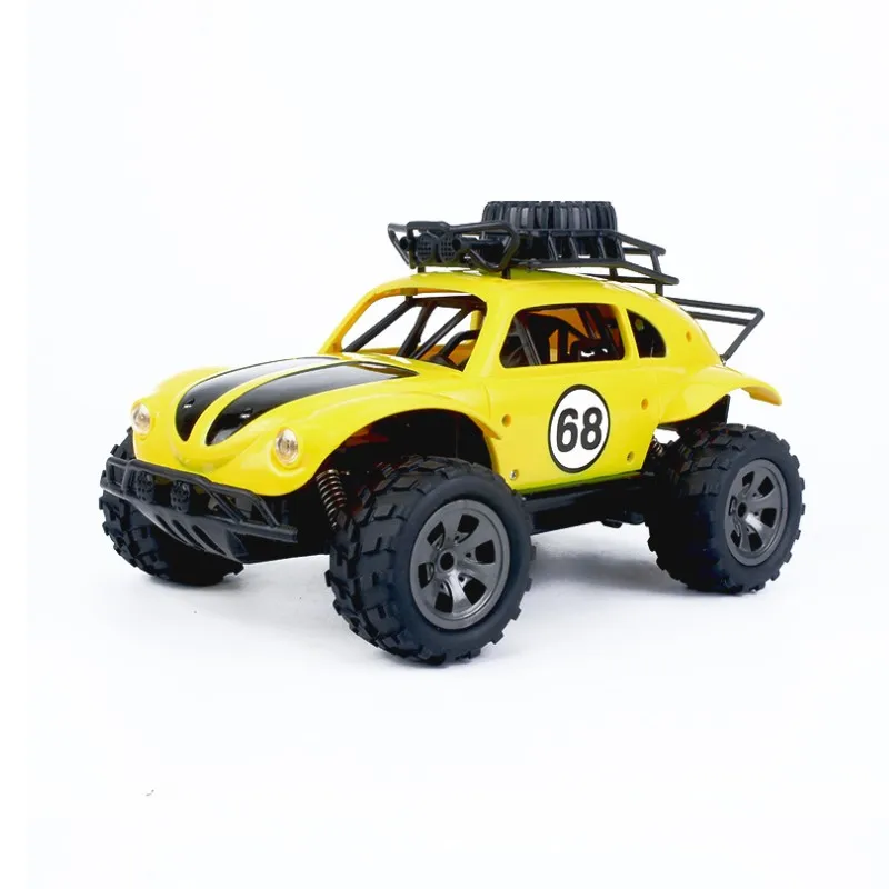 2,4G RC автомобиль скалолазание грузовик Bigfoot rc автомобиль с дистанционным управлением внедорожная модель автомобиля рождественский подарок - Цвет: Цвет: желтый