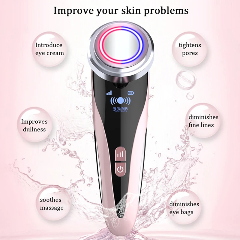 Fashion New Facial Beauty Instrument Skin Deep Face Cleaning Rechargeable Face Lifting Tighten Wrinkle Removal Skin Care Device
