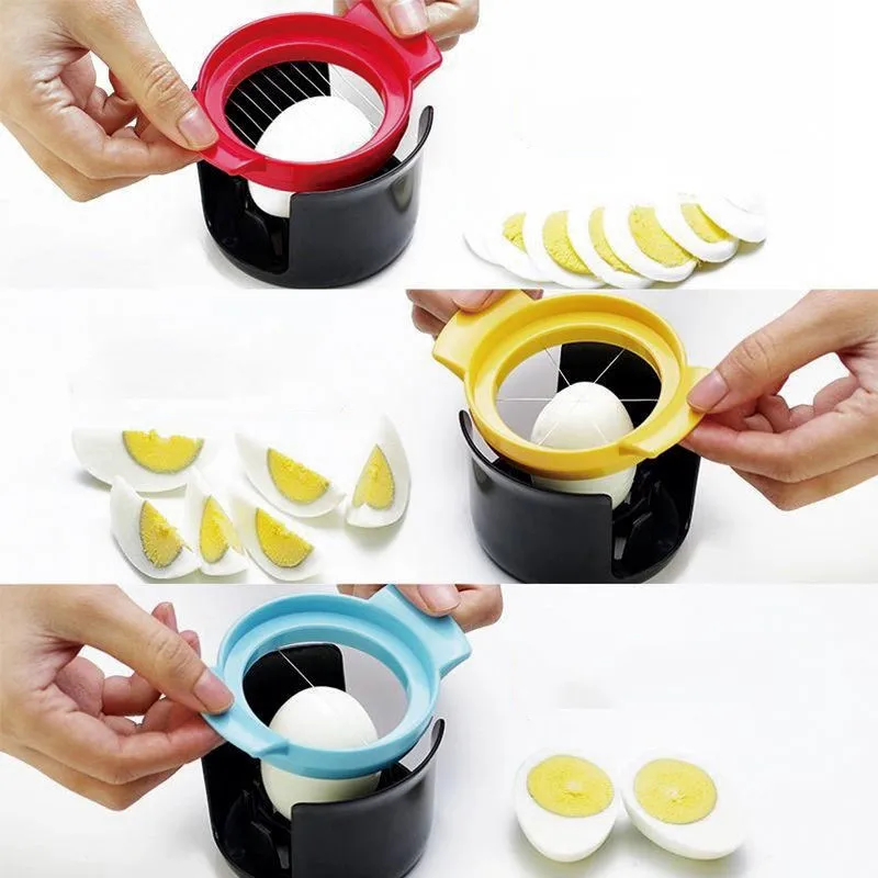 Affettatrice per uova multifunzione, tagliatrice per sezioni, divisore, dispositivo per tagliare le uova, affettatrice creativa per frutta e verdura, utensile da cucina, gadget per cucinare_voghion.com