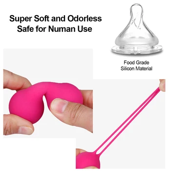 Beads Vaginal Ball Sex Toys for Women Silicone Smart Geisha Kegel Ball Simulator Vagina Chinese Ben Wa Ball Tightening Exerciser 2