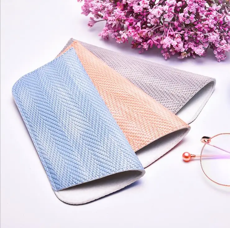 

New Felt Case Women Eyeglasses Bag Glasses Box Sunglasses Access Soft Box