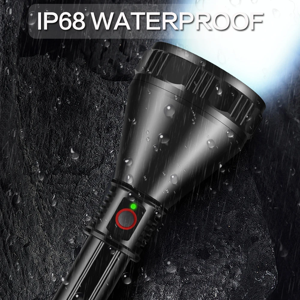 Самый яркий G2 СВЕТОДИОДНЫЙ светильник-вспышка XLamp Тактический светильник-вспышка s XHP70 USB Перезаряжаемый водонепроницаемый светильник с 18650 26650 для охоты