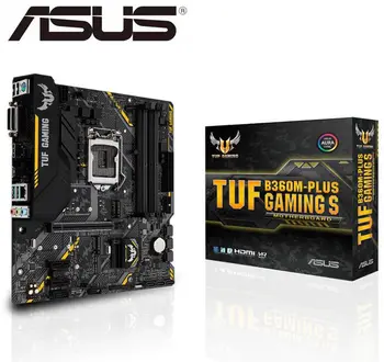 

NEW ASUS TUF B360M-PLUS GAMING S desktop motherboard original motherboard for intel LGA 1151 DDR4 I3 I5 I7 USB2.0 USB3.0 USB3.1
