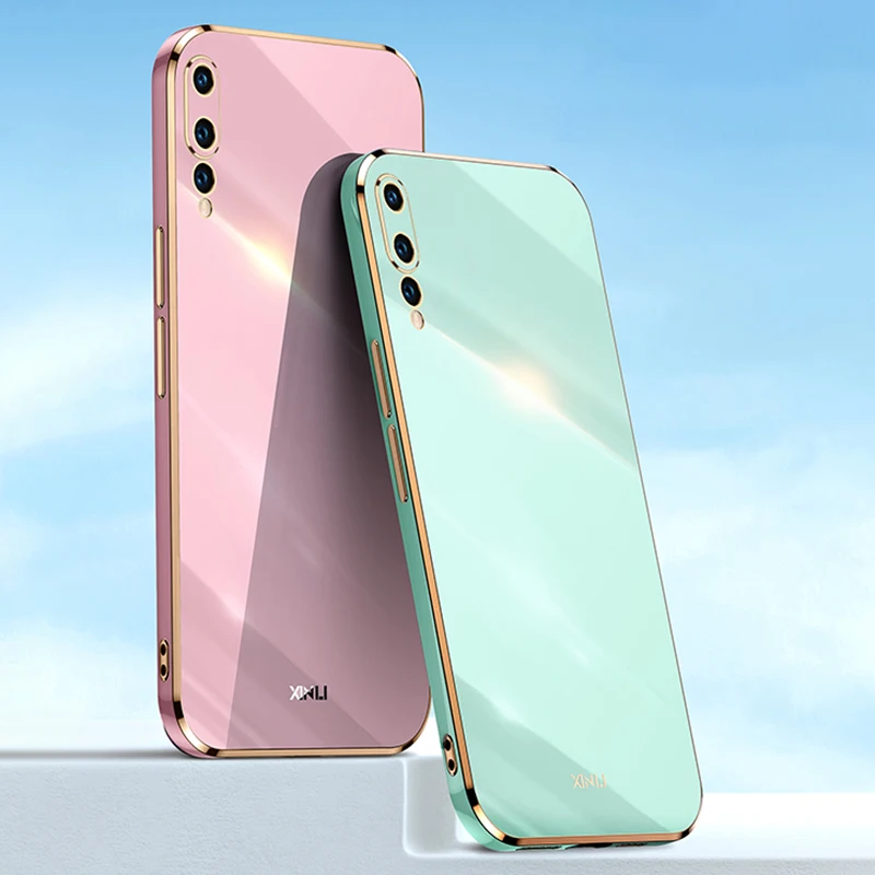 Оригинальный чехол с прямыми краями для Huawei P20 Pro Lite P20Pro P20Lite силиконовый мягкий