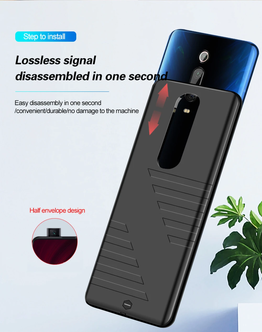 Внешний аккумулятор 6800 мАч для Redmi K20, чехол для зарядки s, чехол для телефона, зарядное устройство для Xiaomi Redmi K20 Pro, чехол для питания
