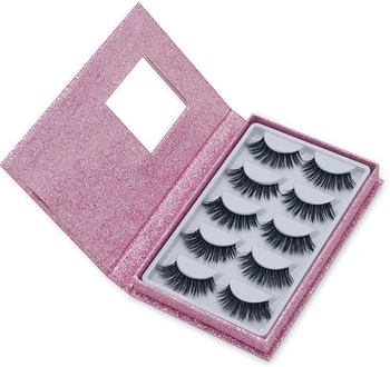 

Factory manufacturer custom magnetic close eyelash packaging box,hot stamping cosmetic box packaging ---PX2025