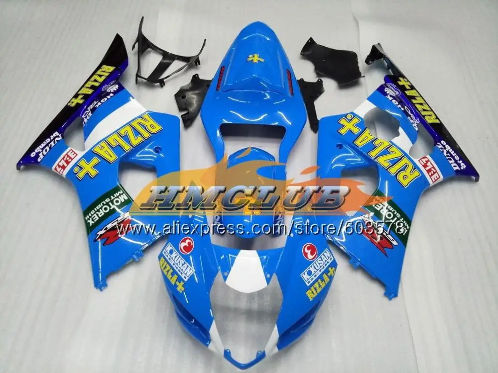 Корпус для SUZUKI GSXR-1000 1000CC GSXR1000 03 04 красный и серый цвет, 10CL. 117 GSX-R1000 GSX R1000 03 04 K3 GSXR 1000 2003 2004 обтекатели - Цвет: No. 13