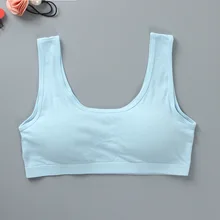 Ragazza Magliette E Camicette Teenager Reggiseno Kid Biancheria del Reggiseno Della Maglia di Trasporto Del Tubo Serbatoio Argomento Biancheria Intima Posteriore Scollata Adolescente Streetwear XS 7-14T 12 13 11 9