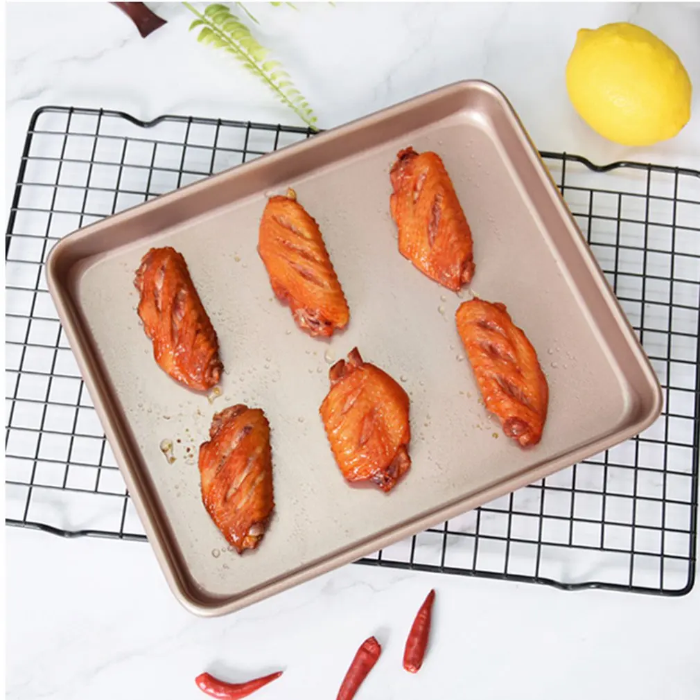 Non-stick cake baking tray for bakery Heavy steel material High temperature resistance Fast thermal conductivity