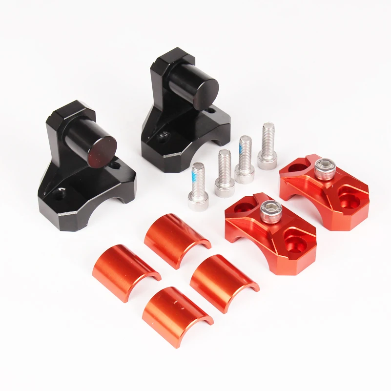 Заготовка CNC алюминиевый руль мотоцикла модифицированный повышающий руль крепление зажимы Riser для 22 мм или 28 мм MX Мотокросс