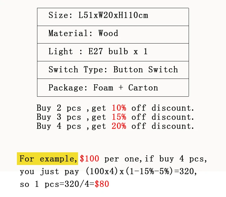 人形灯详情描述图